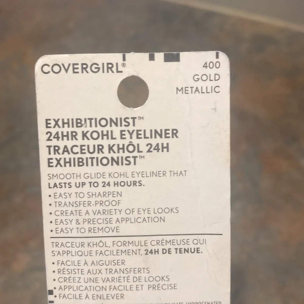 Covergirl Exhibitionist 24HR Kohl Eyeliner Gold NIP